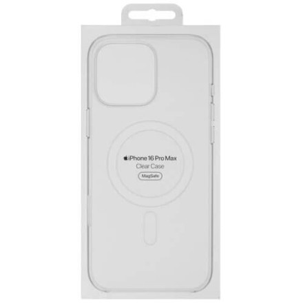 Чехол накладка для iPhone 16 Pro Max Clear Case MagSafe (прозрачный)