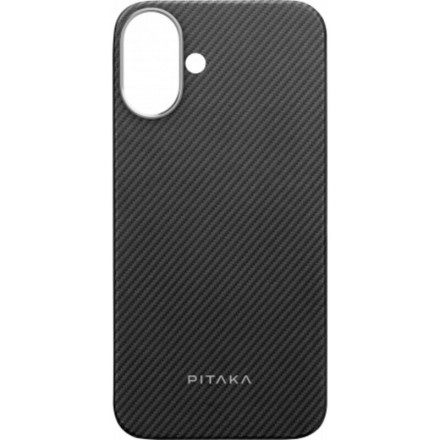 Чехол для iPhone 16 Plus Pitaka Ultra-Slim Case (черный)