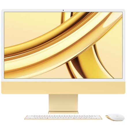 Моноблок Apple iMac 24" Retina 4,5K (M3 8C CPU, 10C GPU) 16/512GB SSD желтый