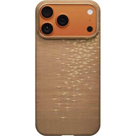 Чехол для iPhone 17 Pro Max Pitaka Ultra-Slim Case (Golden Glint)