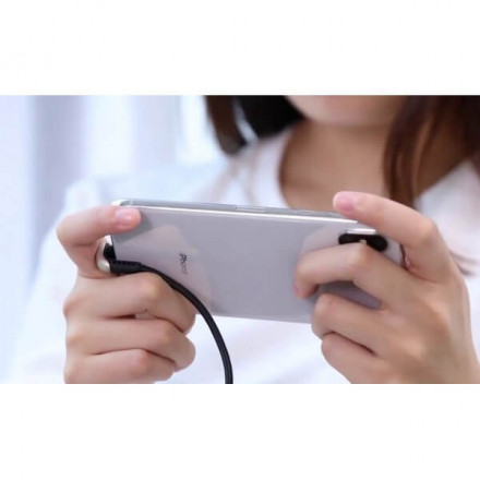 Кабель Baseus Green U-shaped Lamp Mobile Game USB - Lightning 1 м (черный)