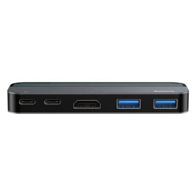 Адаптер BASEUS Transparent Series Dual Type-C Multifunctional HUB